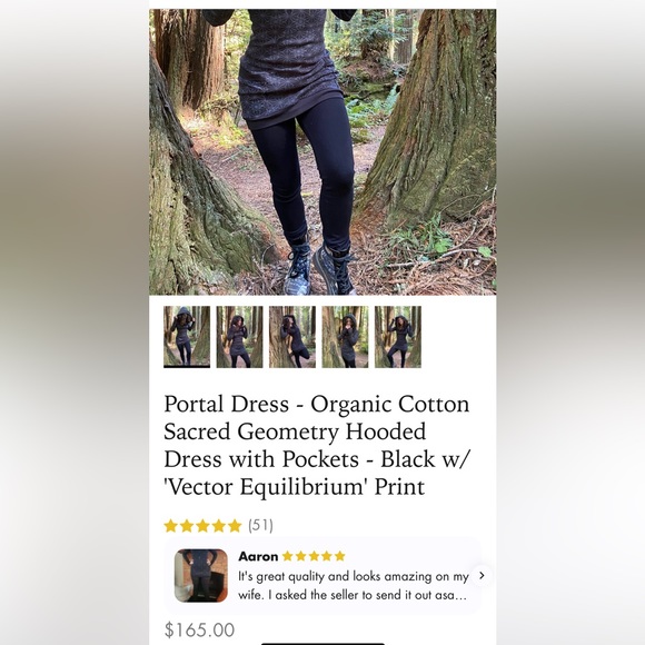 Geometrix Portal Dress - Picture 4 of 4